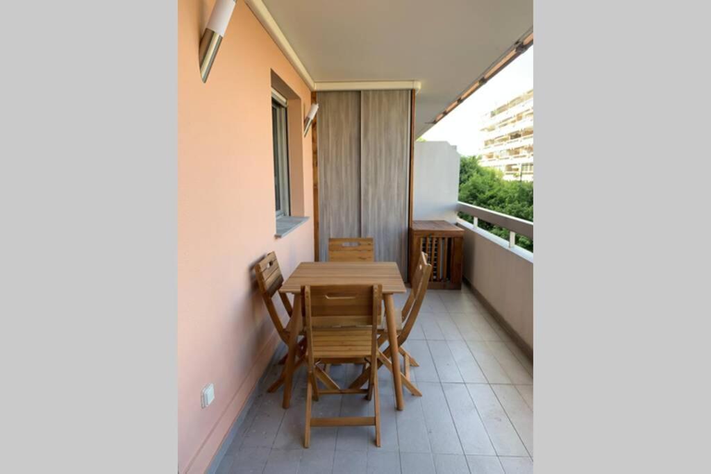 Ferienwohnung Juan Les Pins Joli T2 Parking Inclus! Antibes Exterior foto